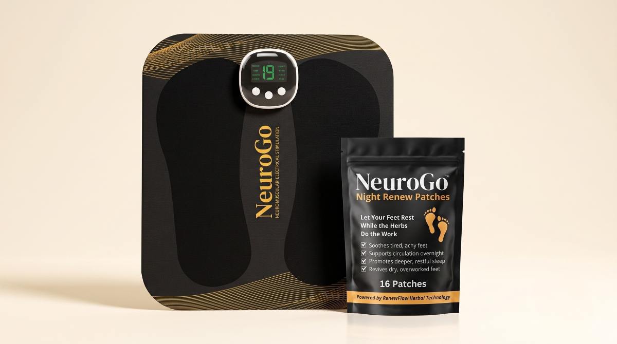 NeuroGo mat and Night Renew Patches together