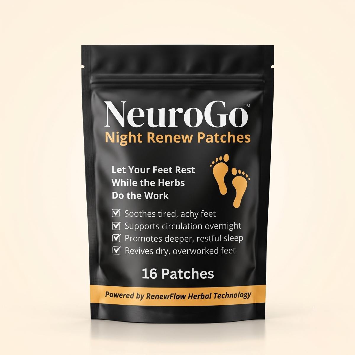 NeuroGo Night Renew Patches - pack front