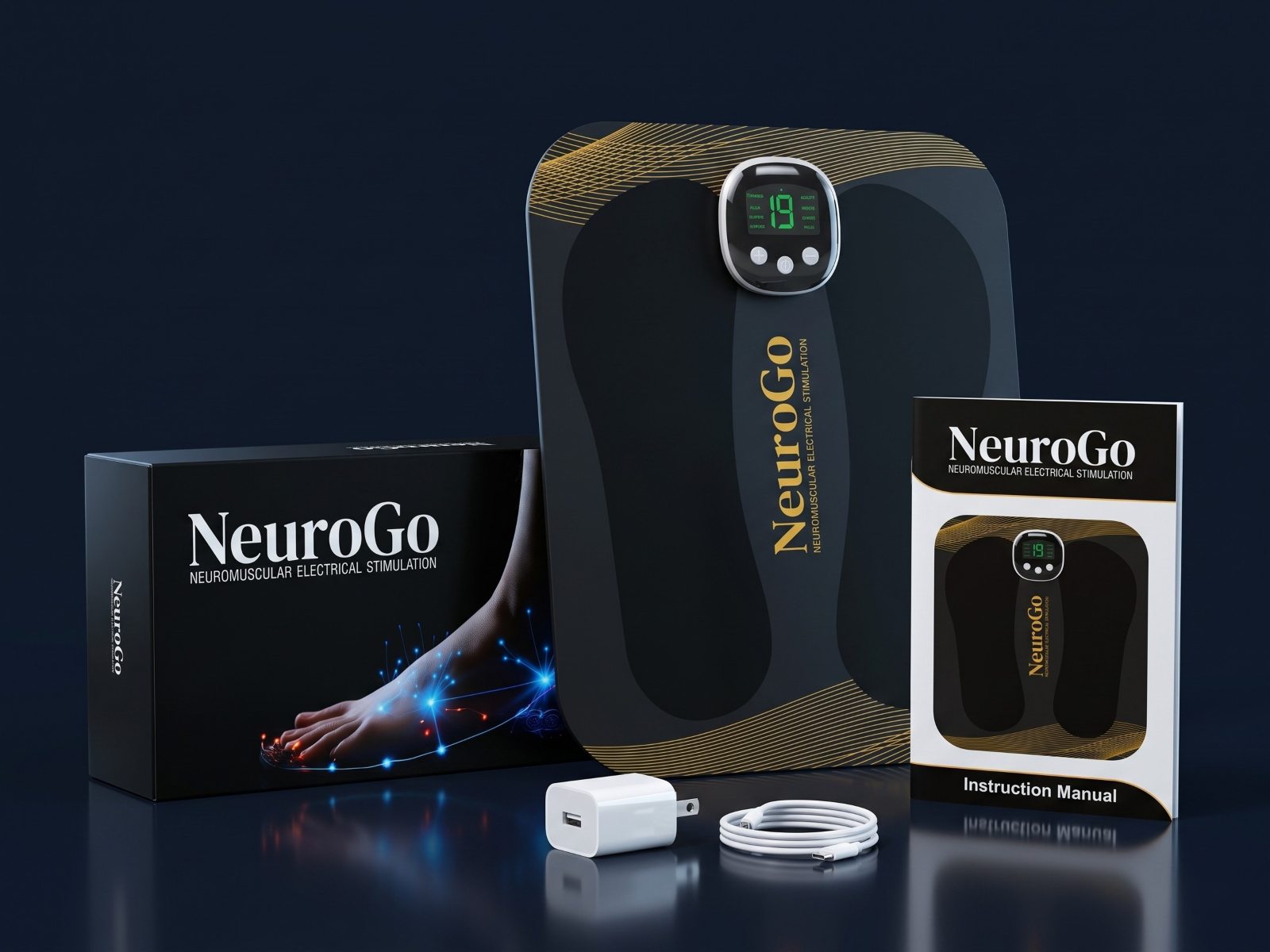 Everything included in the NeuroGo kit